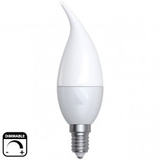 Λάμπα LED Κερί 6W E14 230V 600lm Ντιμαριζόμενη 3000K Θερμό Φως 13-140260029